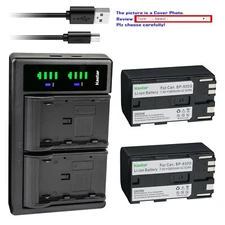 Kastar Battery LTD2 USB Charger for Canon XL-1 XL-1S XL-2 XH-A1 XH-A1 HDV XH-A1S