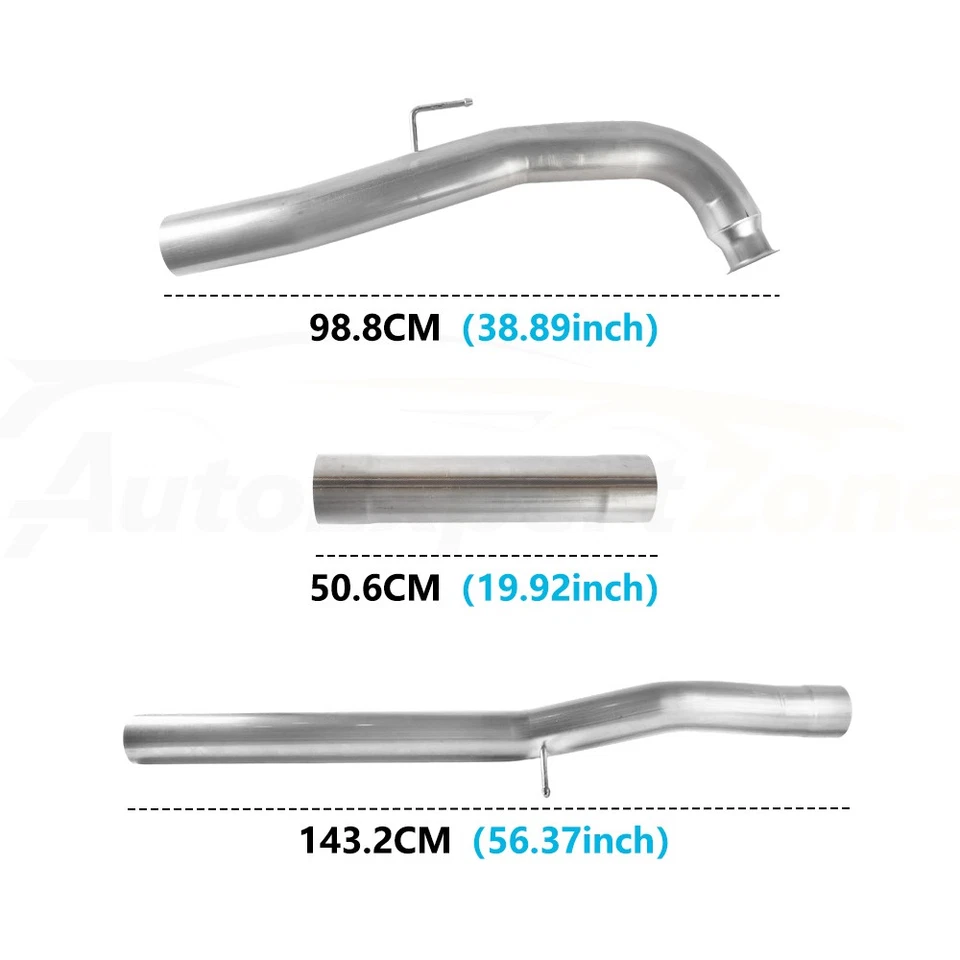 For 2011-2015 Silverado Sierra 2500 3500HD LML 6.6 Duramax Turbo Exhaust 4" Pipe - Image 3 of 4