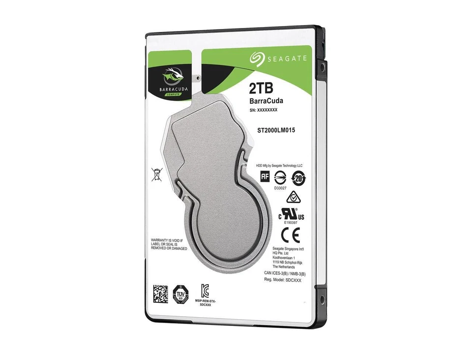 Seagate BarraCuda ST2000LM015 2TB 5400 RPM 128MB Cache SATA 6.0Gb/s 2.5" Laptop - Image 3 of 4