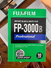 FujiFilm FP-3000B Professional Instant Black and White Film/6 units