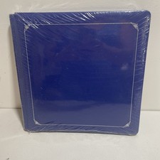 Creative Memories 12x12 Sapphire Blue Scrapbook Album Sealed 15 White Pages New