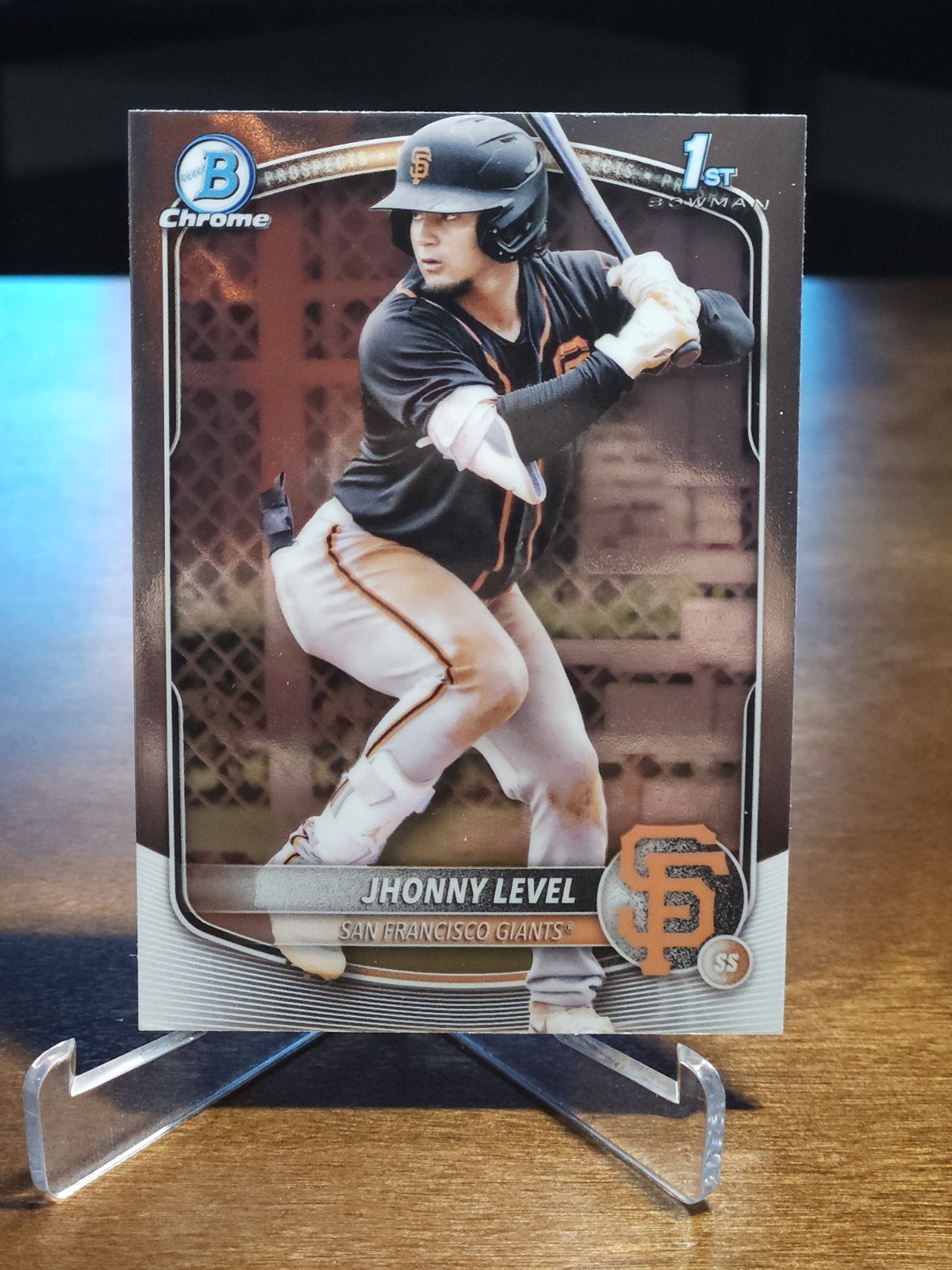 2025 Bowman - Chrome Prospects Jhonny Level #BCP-147 (RC) Giants