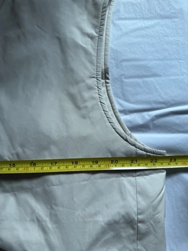 Nike $500 Men’s Medium ESC Made In Italy Down Filled Vest Wheat Ivory DH2884-790 image 5
