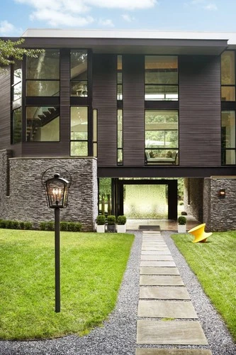 Hinkley Yale 25" High Black 3-Light Outdoor Wall Light - Picture 6 of 9