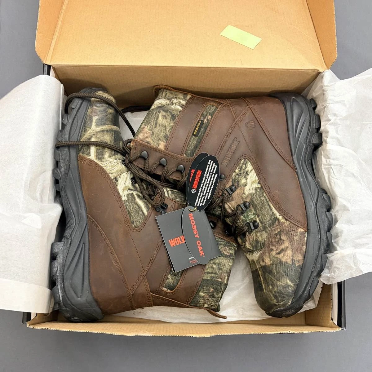 Bottes De Chasse Wolverine Homme Taille 12 M - Thinsulate 400g, Cuir, Camouflage Orange