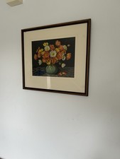 Vintage Print by Dh Berger In Good Original Frame Ready to Hang