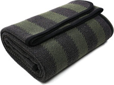 Merino Wool Blanket 87x63 Thick Soft Bed Throw for Camping Travel  Couch Use