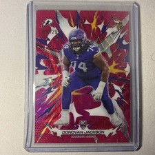 Topps 2026 Donovan Jackson Rookie Serial Numbered 067/299 RC #158 Vikings