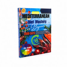 Mediterranean Recipes Cookbook | Weight Loss Recipes | Full Color