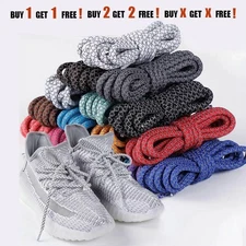 Shoe laces  Premium 3M Reflective Rope Shoelaces 39" 47" 55" 63" Shoelace