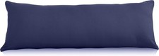 Ultra Soft Body Pillow Cover 21x54 Inches with Hidden Zipper Navy Pillowcase