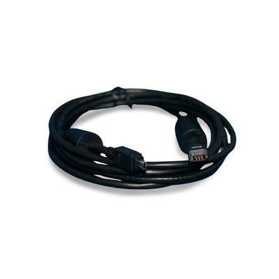 6ft Firewire Cable 6 Pin to 4 Pin with Ferrite 1394a - Black