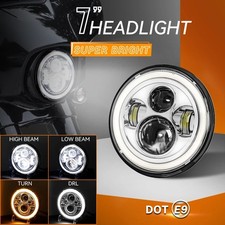 Classic 7 Inch Motorcycle Led Headlight For Harley Yamha Honda 7' Headlight Moto