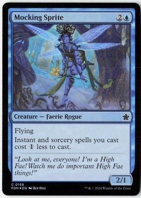 Mocking Sprite Foundations 159 NM Foil