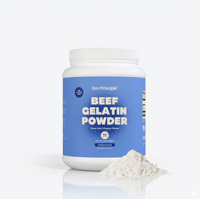 Grass-Fed Gelatin Powder, 3 lb. Cooking and Baking. Gummies Desserts.