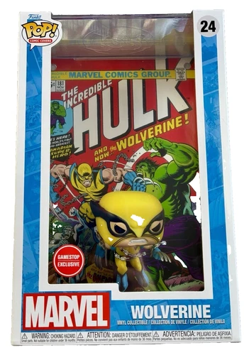 Funko Pop Comic Covers Wolverine #24 Hulk GameStop Exclusive