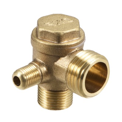 #ad 3 8PTx1 2PTxM10 Brass Check Valve for CENTRAL PNEUMATIC AIR COMPRESSOR $12.77