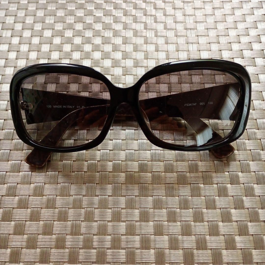 Fendi Oversized Black Sunglasses with Brown Lenses Pre-Owned