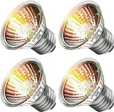 4-pack 50w Uva Uvb Bulbs, Fit E26 Heat Reptile Lamp, Light Turtle Heat Lamp for