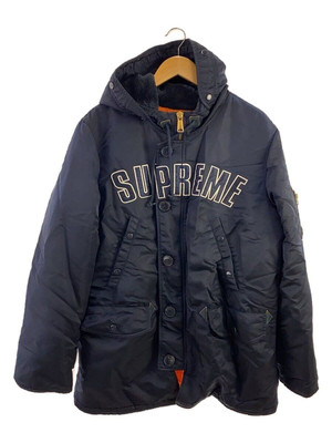 Supreme Others 16AW Arc Logo N-3B Parka Jacket L Nylon Navy Supreme Others 16AW Arc Logo N-3B Parka Jacket L Nylon Navy