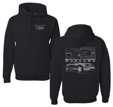 Distressed Ford Mustang Front Grill Cars and Trucks Unisex Hoodie Sweatshirt