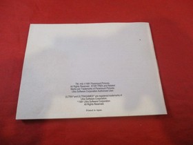 Star Trek 25th Anniversary Nintendo NES Instruction Manual Booklet ONLY