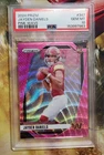 2024 Prizm JAYDEN DANIELS Pink Wave RC PSA 10 #347 Commanders Rookie QB