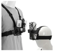 KINGKI Chest Strap Harness Mount for Phone GoPro Hero 12/11/10 POV VLOG