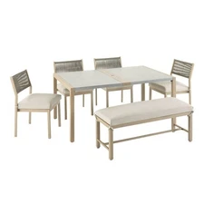 Better Homes & Gardens BHS428059664017 Tarren 6-Piece Steel Outdoor Dining Set