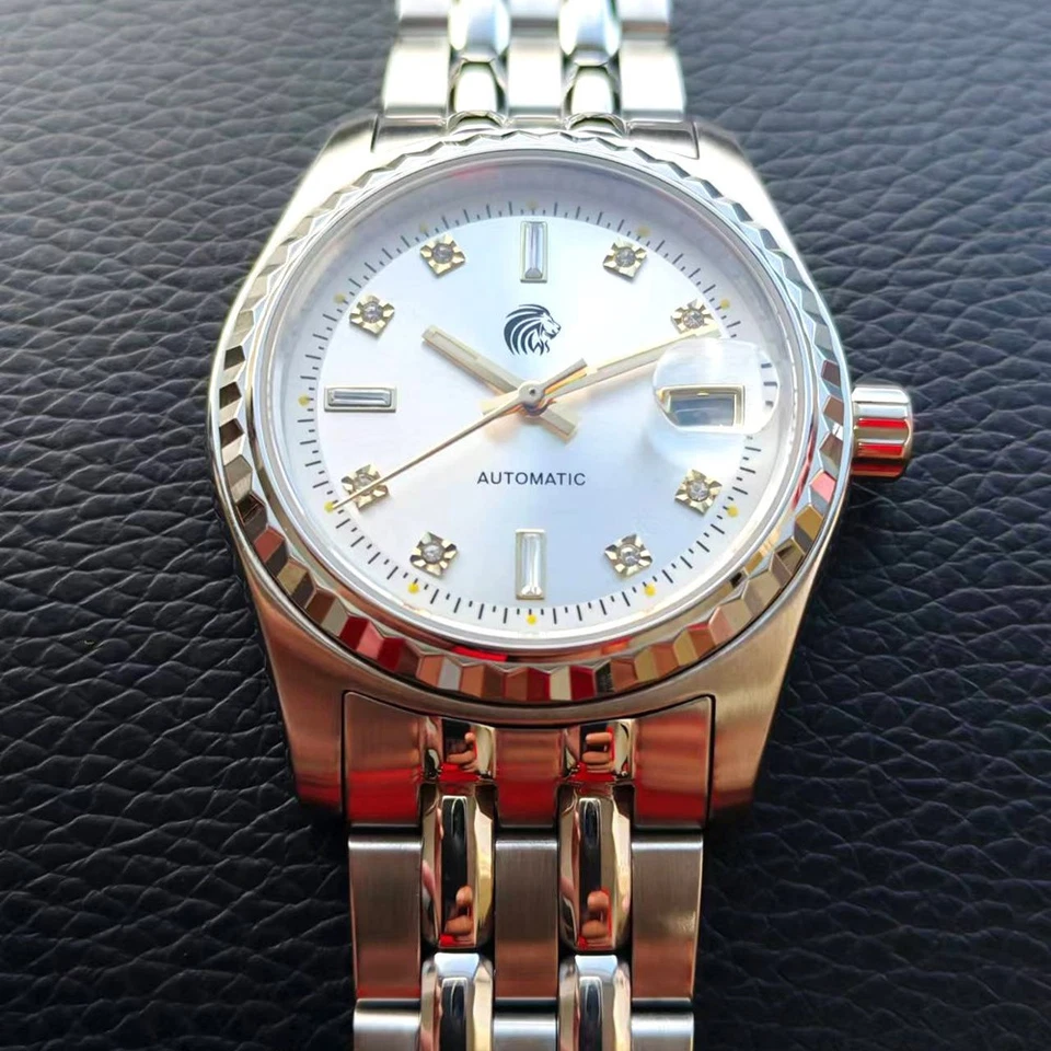 Reloj Pulsera Automático Miyota-8215 Mecánico Zafiro Acero Inoxidable Impermeable Foto 4 de 4