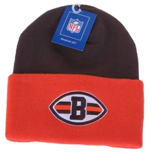 NFL Cleveland Browns Multi-Color Cuffed One Size fits All Knit Hat By Reebok