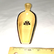 Rare Vintage Pfaltzgraff Village Stoneware Coffee Scoop Made in USA, Older Mark