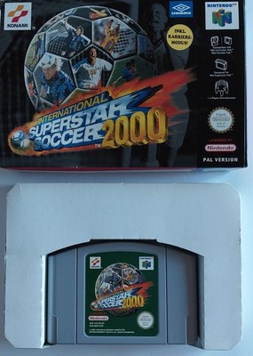 KONAMI International Superstar Soccer 2000 Nintendo 64 N64 OVP