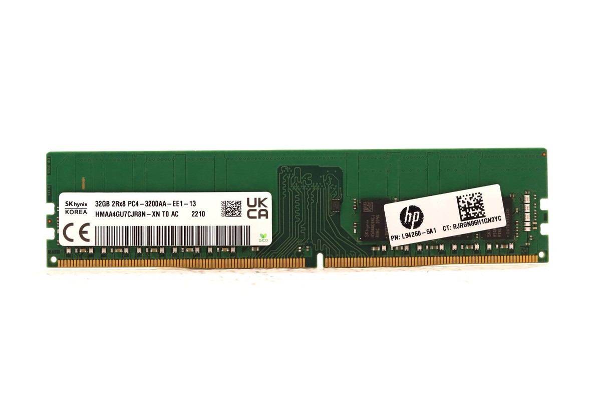 SK hynix 32GB（16GB×2）PC4-3200AA-SE1 SK Hynix 32GB 2Rx8 PC4-3200AA-EE1-13 ECC Unbuffered Server RAM