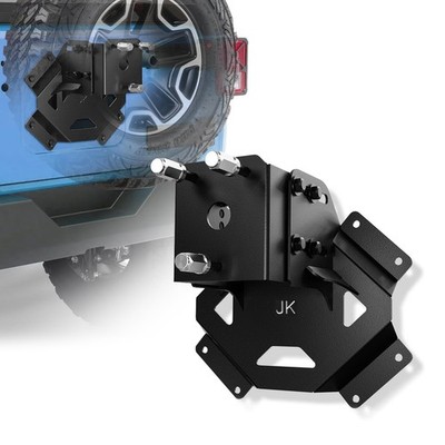 Adjustable Spare Tire Carrier for Wrangler JK JKU Unlimited 2007-2018, Heavy ...