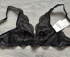 Simone Perele Karma Half Cup Bra - Black - UK 12 - BNWT