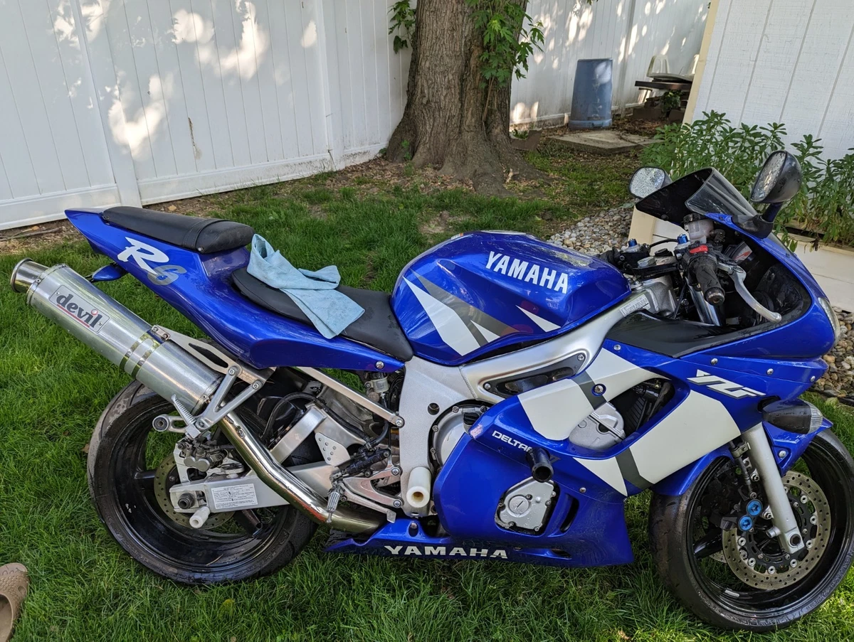 蓝色雅马哈摩托车| eBay