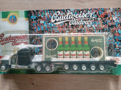  Budweiser Budvar Sammlerstück  Werbetruck Torwand   NEU OVP