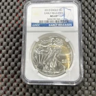 2013 $1 American Silver Eagle NGC MS69 Early Releases Blue Label