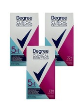 Degree Clinical Protection 5-in-1 Antiperspirant Deodorant - 1.7 oz - Lot of 3