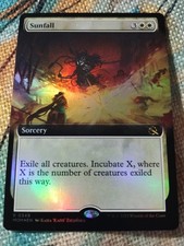EXTENDED FOIL Sunfall - March of the Machine - NM - Magic: The Gathering - MTG