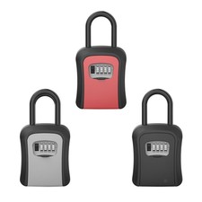 Key Lock Box Keys Cabinet Organizer Combination 4 Digit Safe Box for Car