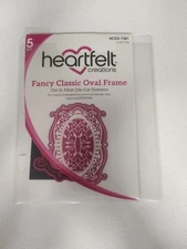 Heartfelt Creations Fancy Classic Oval Frame Decorative Dies Craft Set