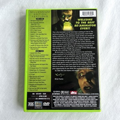 Re-Animator (DVD, 2004, 2-Disc Set, Millennium Edition