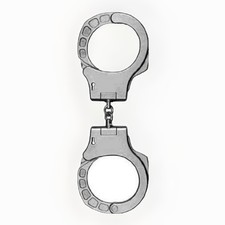 Precision Engineered German Heavy-Duty 2-Link Handcuffs Smooth Edge Collectible