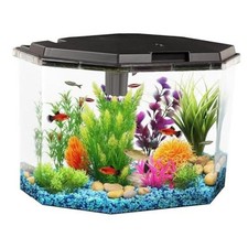 6.5-Gallon Aquarium Kit with Power Filter and LED Lighting, AP650 