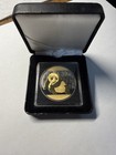 2015 10 YUAN CHINA BLACK RUTHENIUM SILVER AND 24KT  GOLD  PANDA WITH BOX No Cert — photo 3