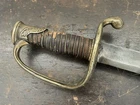 Original Civil War 1850 Foot Officers Sword - Crude and Likely Confederate Mfg.