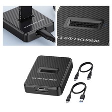 M.2 NVMe  SATA to USB C Docking Station M Key B M Key Reader Writer Adapter NEW