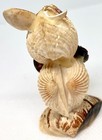 Six pieces of small and miniature vintage shell art — photo 7